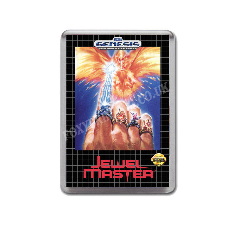 Jewel Master Game Style Inspired Sega Megadrive Retro Video Gaming Magnet