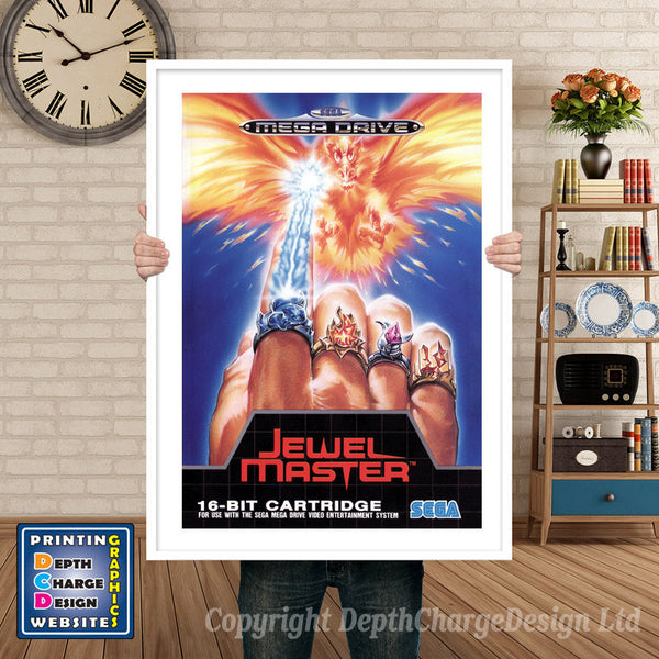 Jewel Master Eu - Sega Megadrive Inspired Retro Gaming Poster