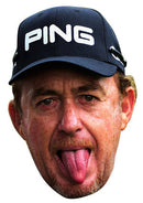 Jimenez GOLF 2018 Celebrity Face Mask Fancy Dress Cardboard Costume Mask