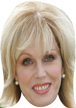 Joanna Lumley Face Mask Celebrity FANCY DRESS HEN BIRTHDAY PARTY FUN STAG DO HEN