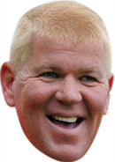 John Daly 2 GOLF 2018 Celebrity Face Mask Fancy Dress Cardboard Costume Mask