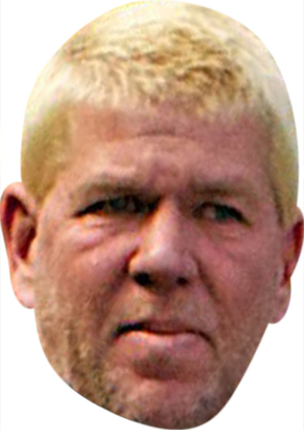 John Daly GOLF 2018 Celebrity Face Mask Fancy Dress Cardboard Costume Mask