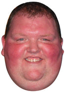 Big John Henderson Lakeside DARTS Celebrity Face Mask Fancy Dress Cardboard Costume Mask
