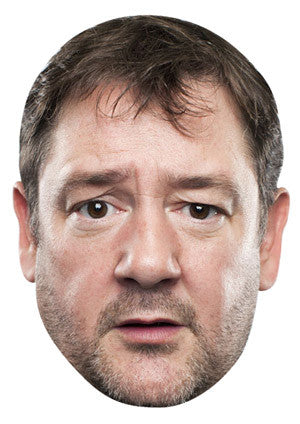 Johnny Vegas Celebrity Face Mask Fancy Dress Cardboard Costume Mask