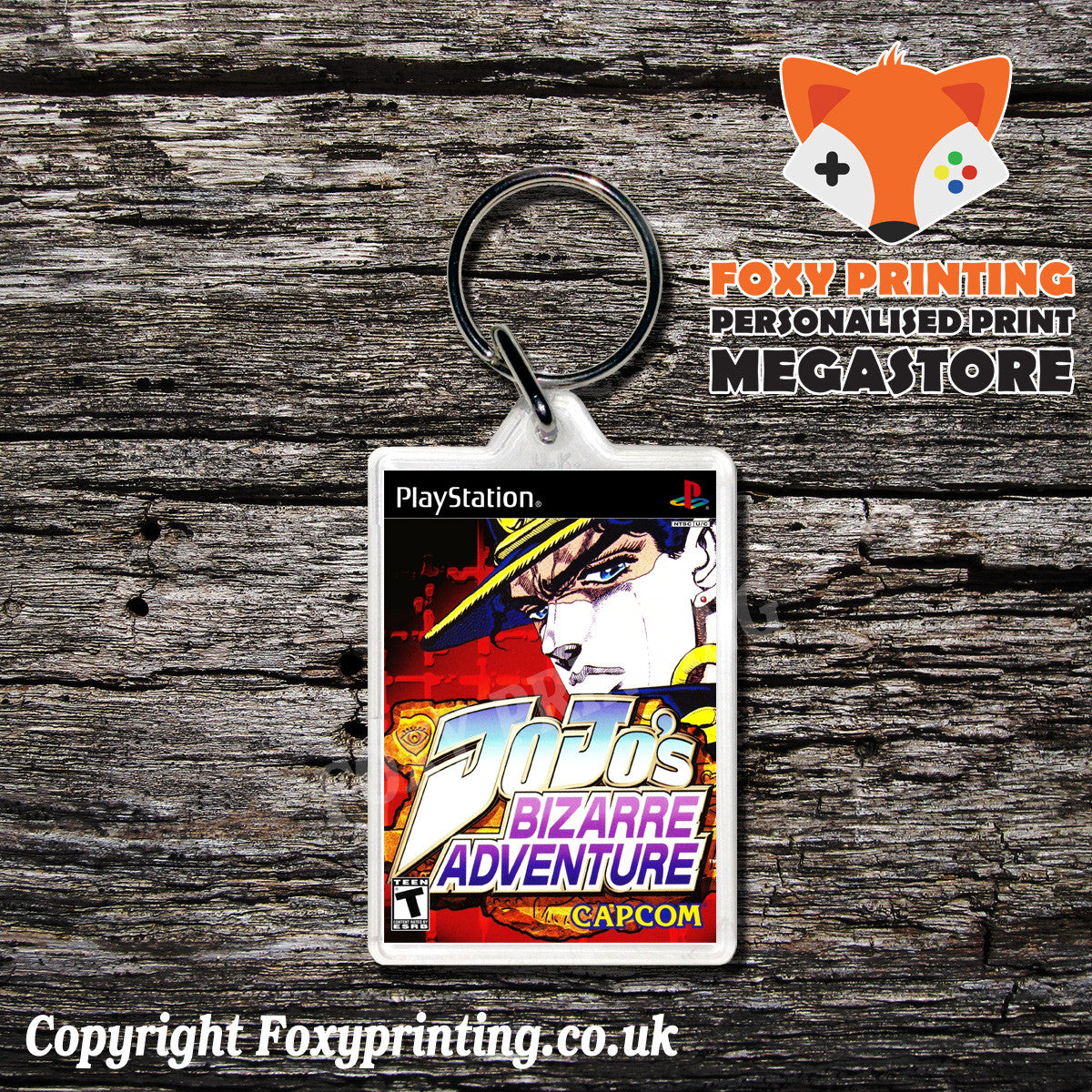 Jojos Bizarre Adventure - PS1 Playstation 1 Game Inspired Retro Gaming Magnet