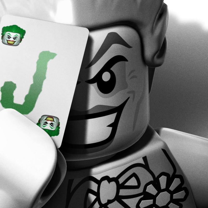 Lego Joker Lego Display Case - Minifigure Display Background and Frames