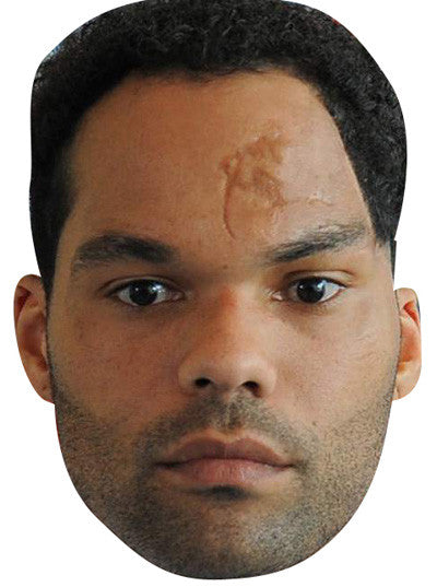 Joleon Lescott Footballer Celebrity Face Mask Fancy Dress Cardboard Costume Mask