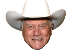 JR Ewing Face Mask Celebrity FANCY DRESS HEN BIRTHDAY PARTY FUN STAG DO HEN