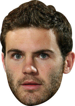 Juan Mata 3 Celebrity Face Mask Fancy Dress Cardboard Costume Mask