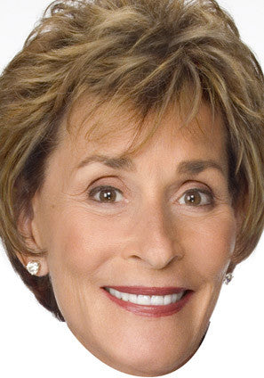 Judge Judy Celebrity Face Mask Fancy Dress Cardboard Costume Mask