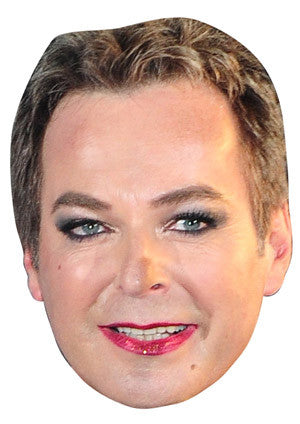 Julian Clarey Celebrity Face Mask Fancy Dress Cardboard Costume Mask