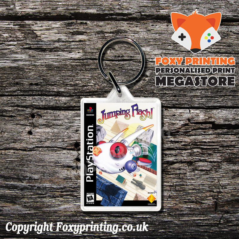 Jumping Flash - PS1 Playstation 1 Game Inspired Retro Gaming Magnet