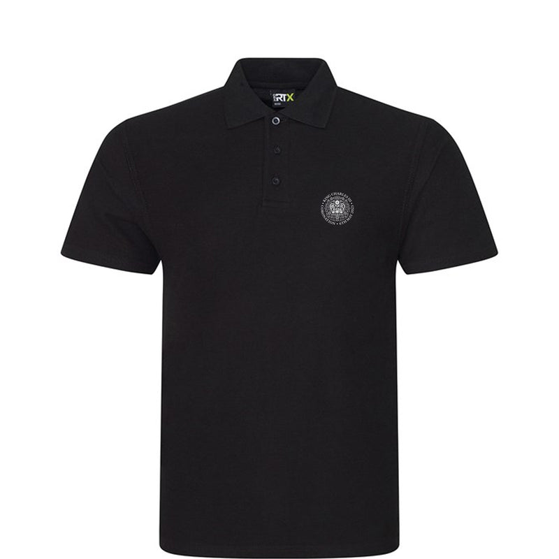 Kings Coronation Black Polo Shirt - Polo With Kings Coronation Logo