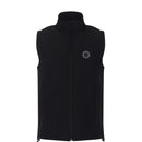Kings Coronation Black Full Zip Gillet Fleece-Gillet With Kings Coronation Logo