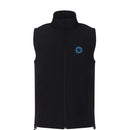 Kings Coronation Black Full Zip Gillet Fleece-Gillet With Kings Coronation Logo