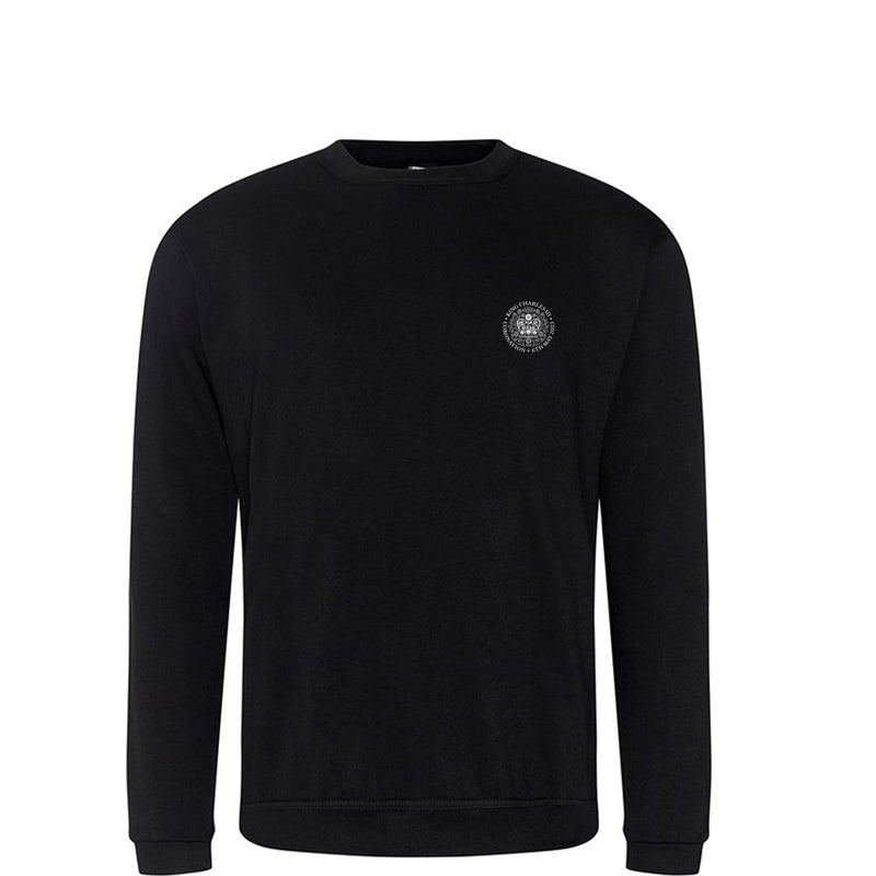 Kings Coronation Black Sweatshirt - Sweatshirt With Kings Coronation Logo