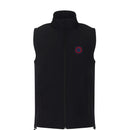 Kings Coronation Black Full Zip Gillet Fleece-Gillet With Kings Coronation Logo