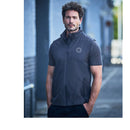 Kings Coronation Black Full Zip Gillet Fleece-Gillet With Kings Coronation Logo