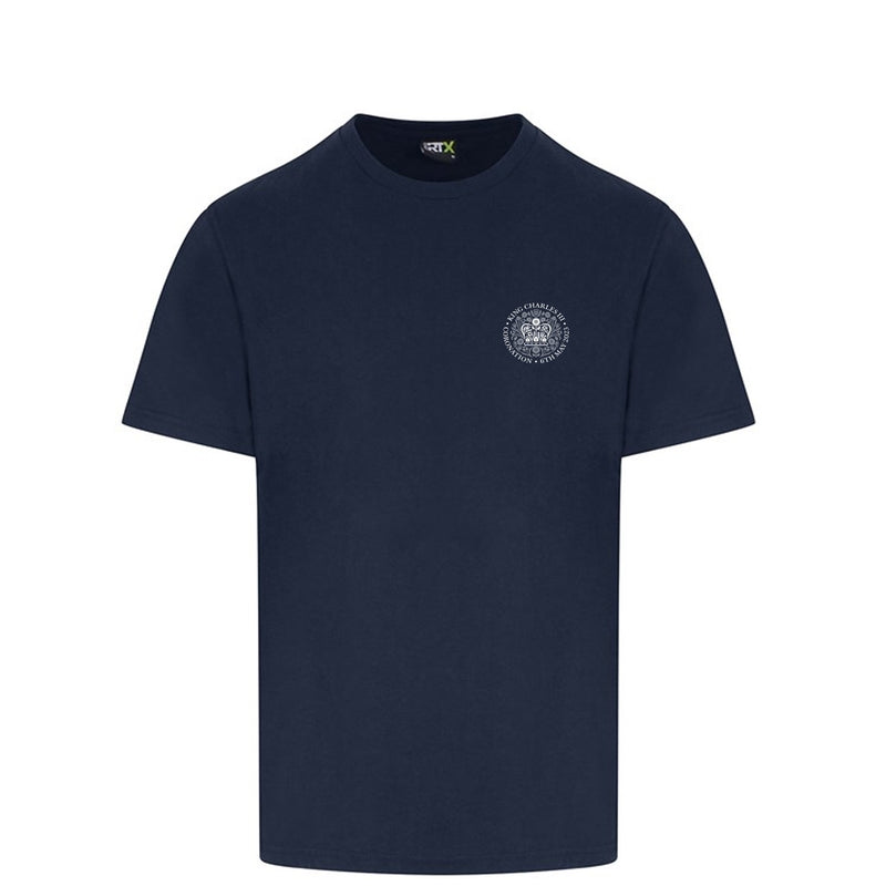 Kings Coronation Navy Tee - T-Shirt With Kings Coronation Logo