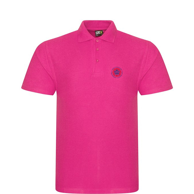 Kings Coronation Pink Polo Shirt - Polo With Kings Coronation Logo
