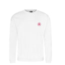 Kings Coronation White Sweatshirt - Sweatshirt With Kings Coronation Logo