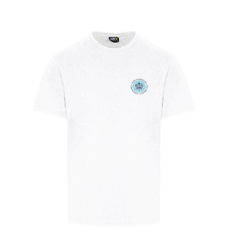 Kings Coronation White Tee - T-Shirt With Kings Coronation Logo