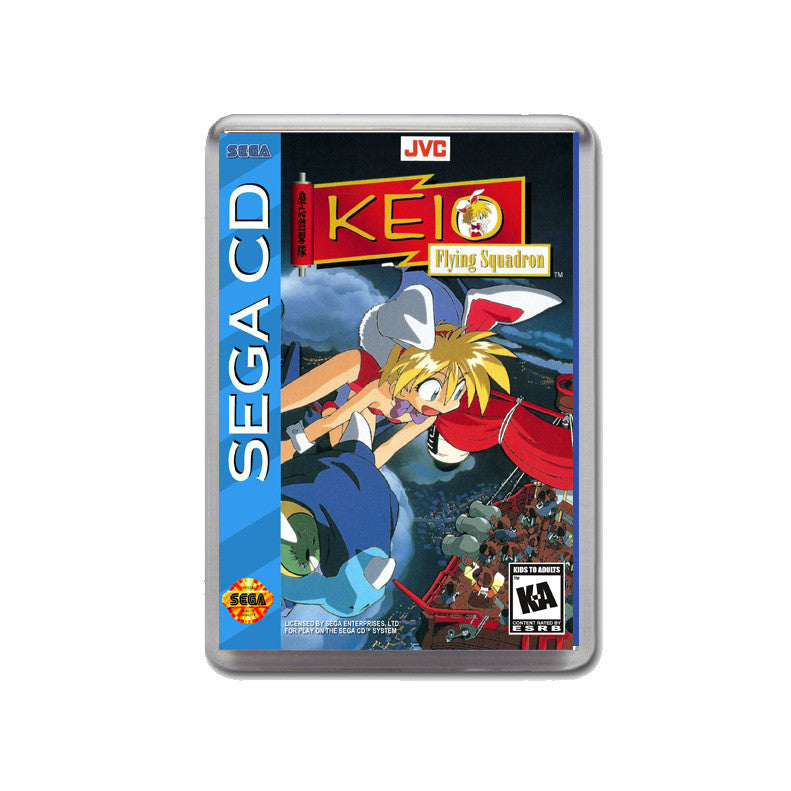 Keio Flying Squadron Sega Mega CD Game Inspired Retro Gaming Magnet