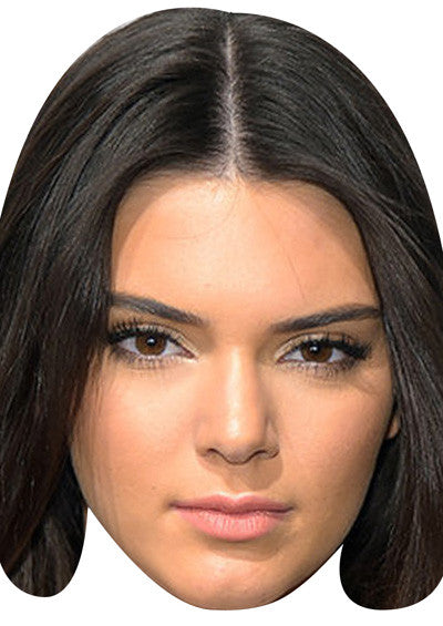 Kendall Jenner Celebrity Face Mask Fancy Dress Cardboard Costume Mask