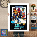Kid Chameleon - Sega Megadrive Inspired Retro Gaming Poster A4 A3 A2 Or A1