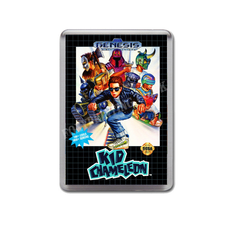 Kid Chameleon Game Style Inspired Sega Megadrive Retro Video Gaming Magnet
