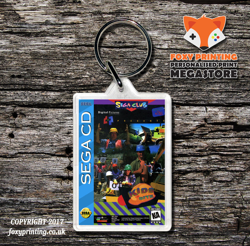 Kids On Site Game Inspired Retro Gaming Keyring