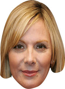 Kim Cattrall Best TV STAR Celebrity Face Mask Fancy Dress Cardboard Costume Mask