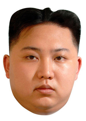 Kim John Il Celebrity Face Mask Fancy Dress Cardboard Costume Mask