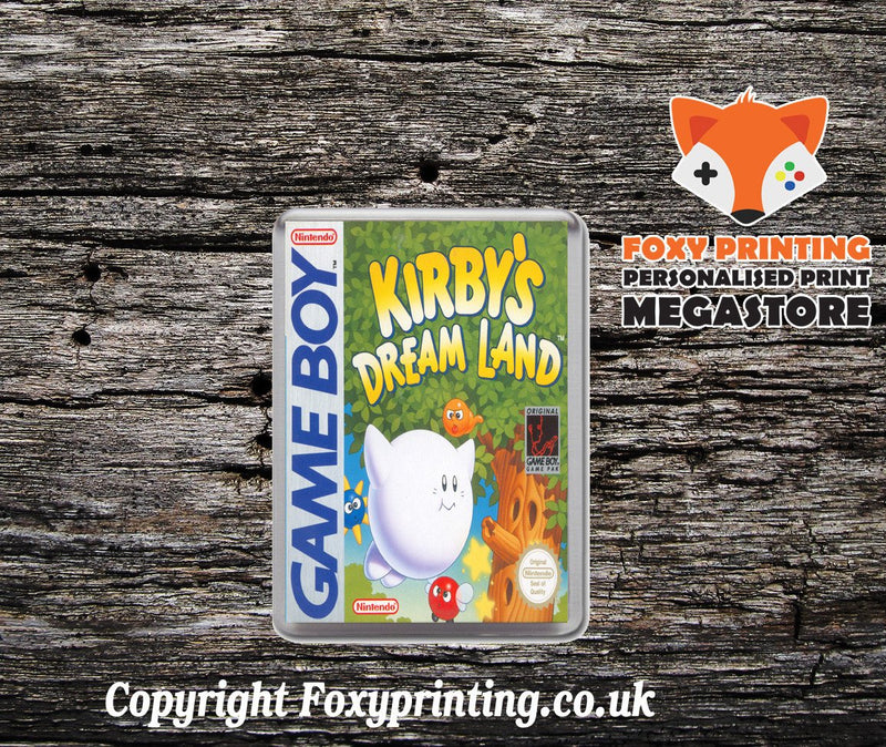 Kirby Dreamland Au Retro Gaming Magnet