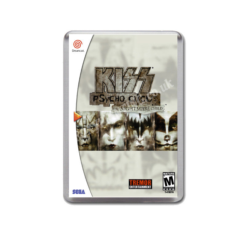 Kisspsy Cho Circus Sega Dreamcast Style Inspired Retro Game Magnet