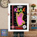 Klax - Sega Megadrive Inspired Retro Gaming Poster A4 A3 A2 Or A1