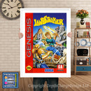 Land Stalker - Sega Megadrive Inspired Retro Gaming Poster A4 A3 A2 Or A1