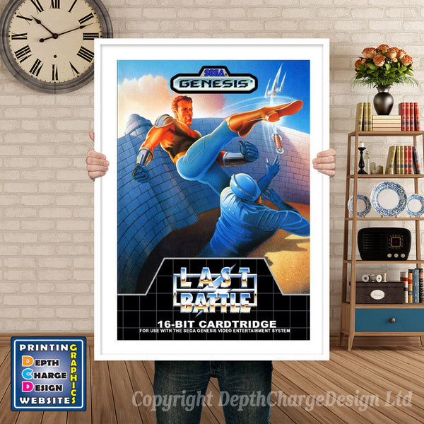 Last Battle - Sega Megadrive Inspired Retro Gaming Poster