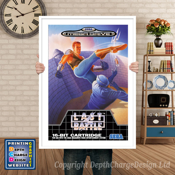 Last Battle Eu - Sega Megadrive Inspired Retro Gaming Poster