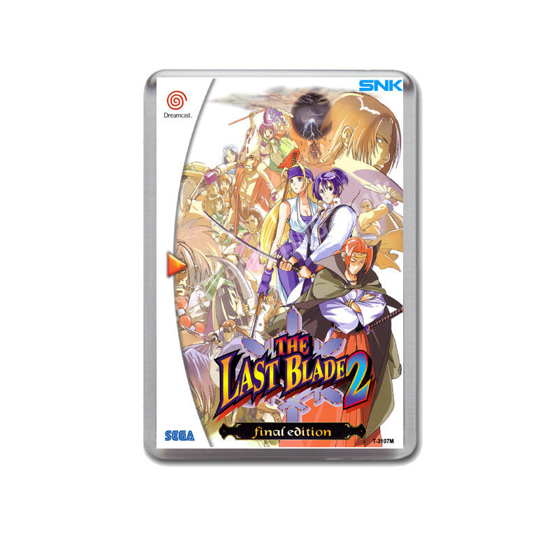 Last Blade 2 10 Sega Dreamcast Style Inspired Retro Game Magnet