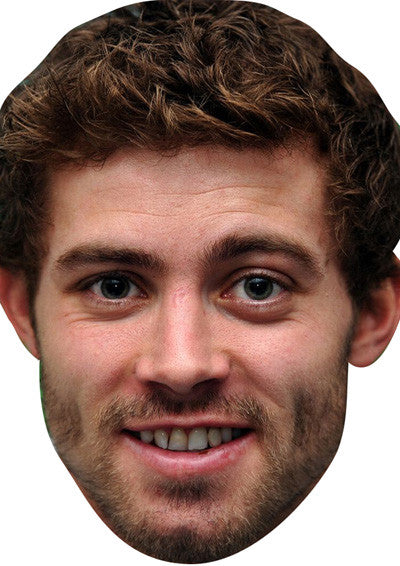 Lee Halfpenny Sports 2018 Celebrity Face Mask Fancy Dress Cardboard Costume Mask