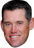 Lee Westwood Golf Face Masks GOLF 2018 Celebrity Face Mask Fancy Dress Cardboard Costume Mask