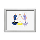 Leeds Football Club gift - Tiny Men Big Balls Poster