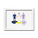 Leeds Football Club gift - Tiny Men Big Balls Poster