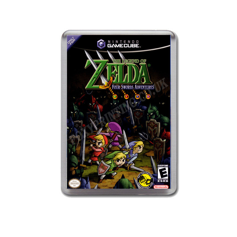 Legend Of Zelda Fours Words Adventures Style Inspired Game Gamecube Retro Video Gaming Magnet