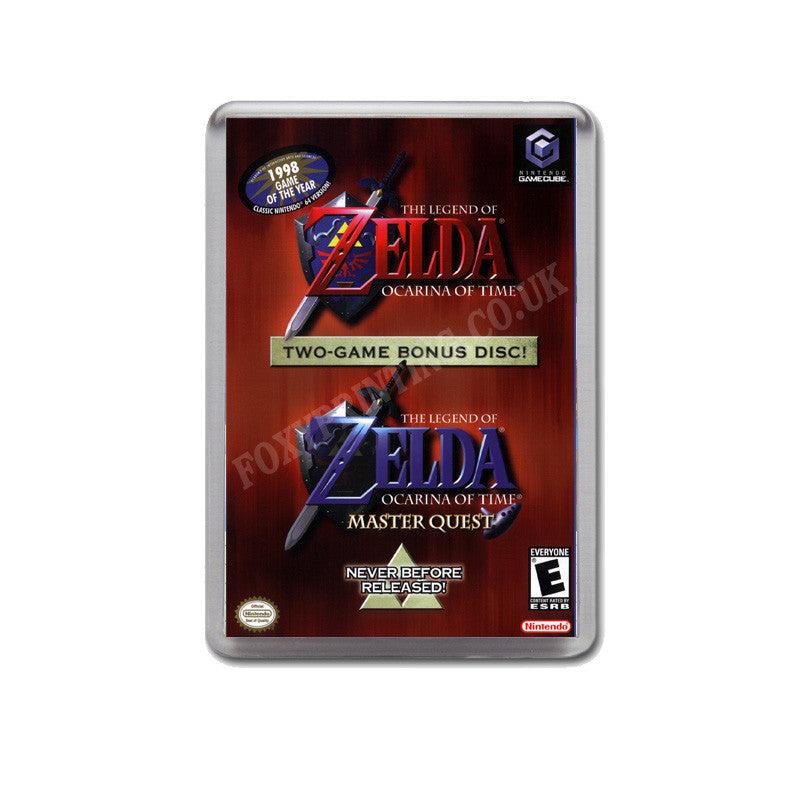 Legend Of Zelda Ocarina Of Time Style Inspired Game Gamecube Retro Video Gaming Magnet