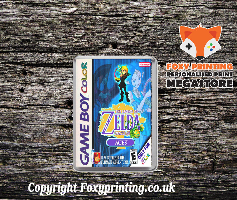 Legend of Zelda Oracle of Ages Retro Gaming Magnet