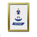 Leicester Football Club gift - The Foxes - Tiny Men Big Balls Poster