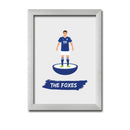 Leicester Football Club gift - The Foxes - Tiny Men Big Balls Poster