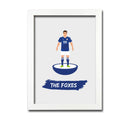 Leicester Football Club gift - The Foxes - Tiny Men Big Balls Poster